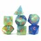 7-Piece RPG Dice Set — Green-White - photo 30838