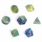 7-Piece RPG Dice Set — Green-White - photo 30839