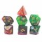 7-Piece RPG Dice Set — Green-Pink - photo 30841