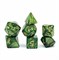 7-Piece RPG Dice Set — Green Marbled - photo 30904