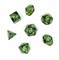 7-Piece RPG Dice Set — Green Marbled - photo 30905