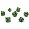 7-Piece RPG Dice Set — Green Marbled - photo 30906