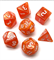 7-Piece RPG Dice Set — Red-Orange - photo 30945